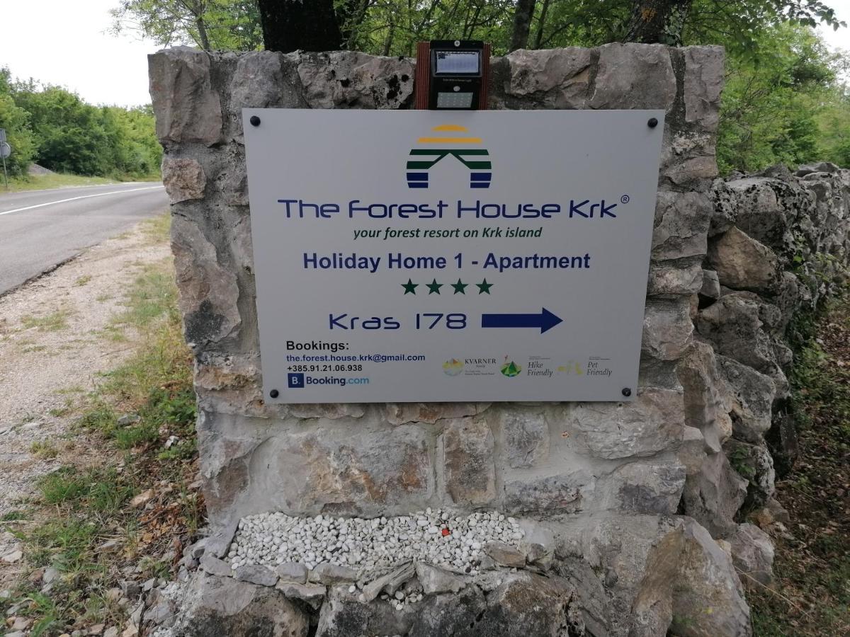 The Forest House Krk 1 Kras Exterior photo
